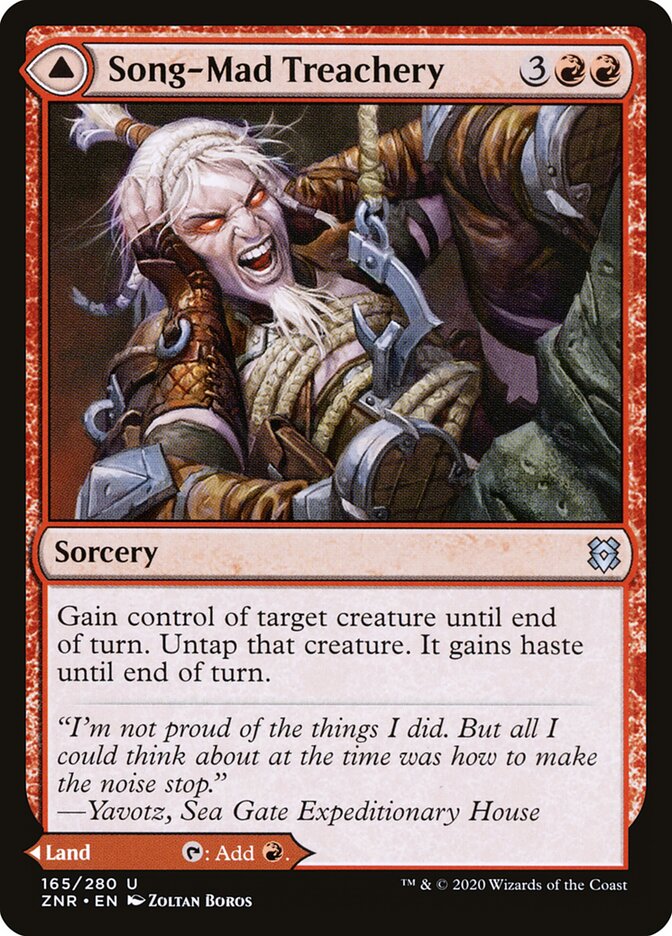Traição da Canção da Loucura / Song-Mad Treachery - Magic: The Gathering - MoxLand