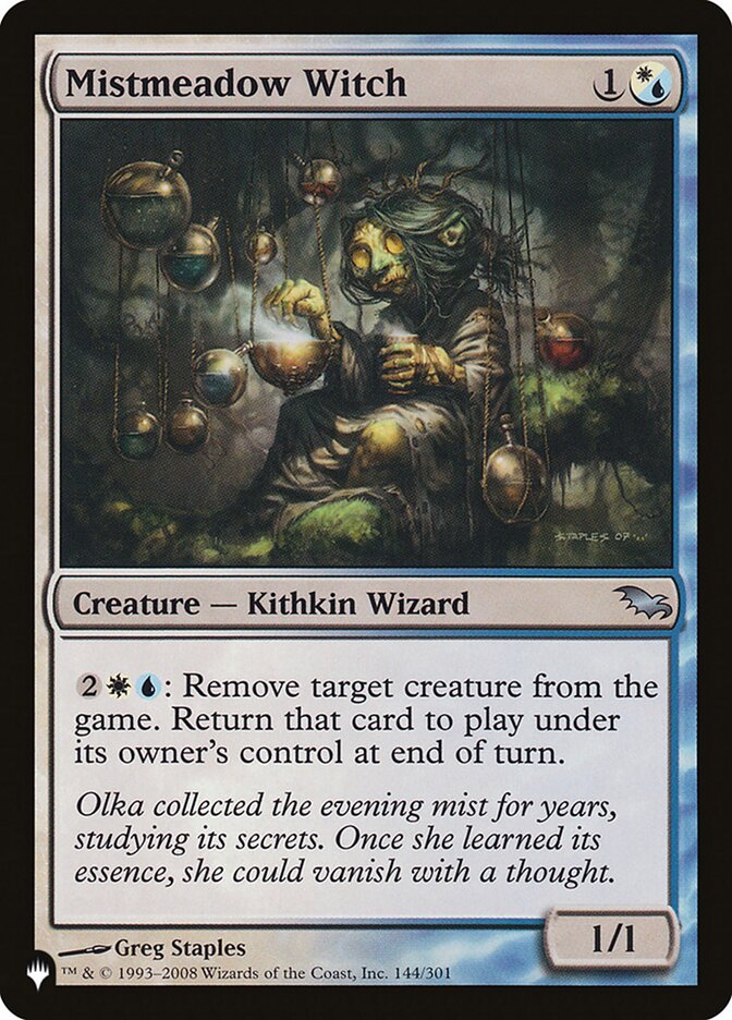 Bruxa da Nevoplanície / Mistmeadow Witch - Magic: The Gathering - MoxLand