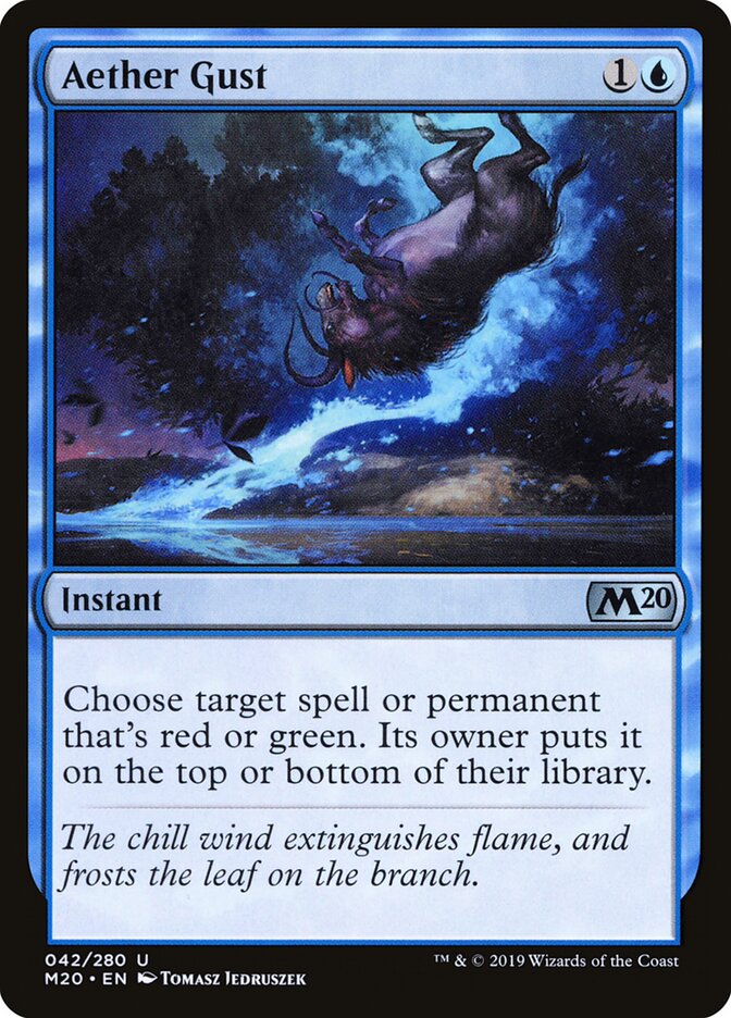 Rajada de Éter / Aether Gust - Magic: The Gathering - MoxLand