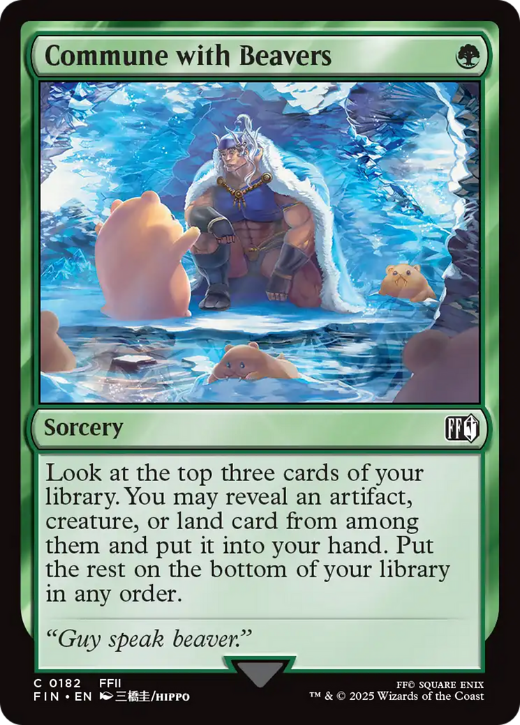 Comunhão com Castores Gigantes / Commune with Beavers - Magic: The Gathering - MoxLand