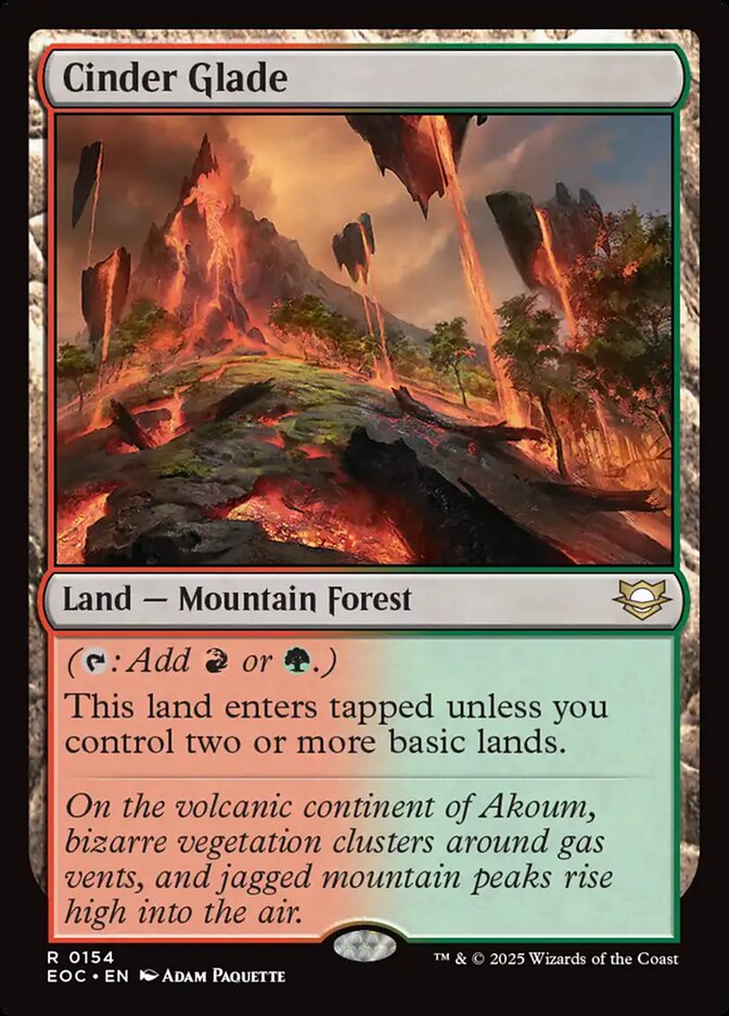 Clareira das Cinzas / Cinder Glade - Magic: The Gathering - MoxLand