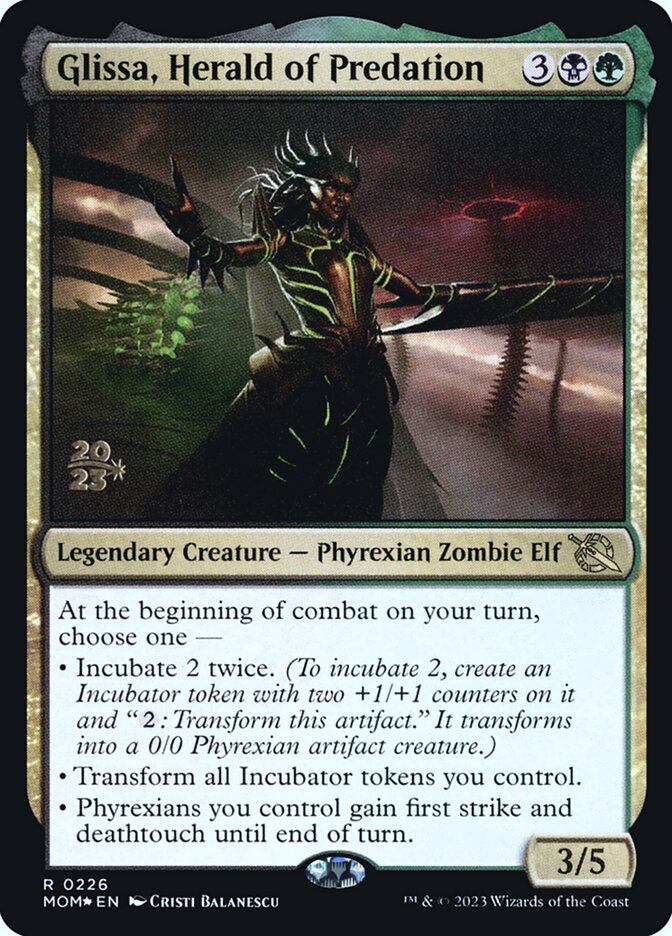 Glissa, Arauta da Predação / Glissa, Herald of Predation - Magic: The Gathering - MoxLand
