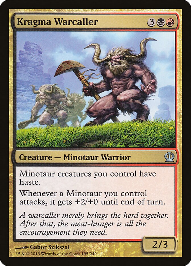 Invocador de Guerra de Cragma / Kragma Warcaller - Magic: The Gathering - MoxLand
