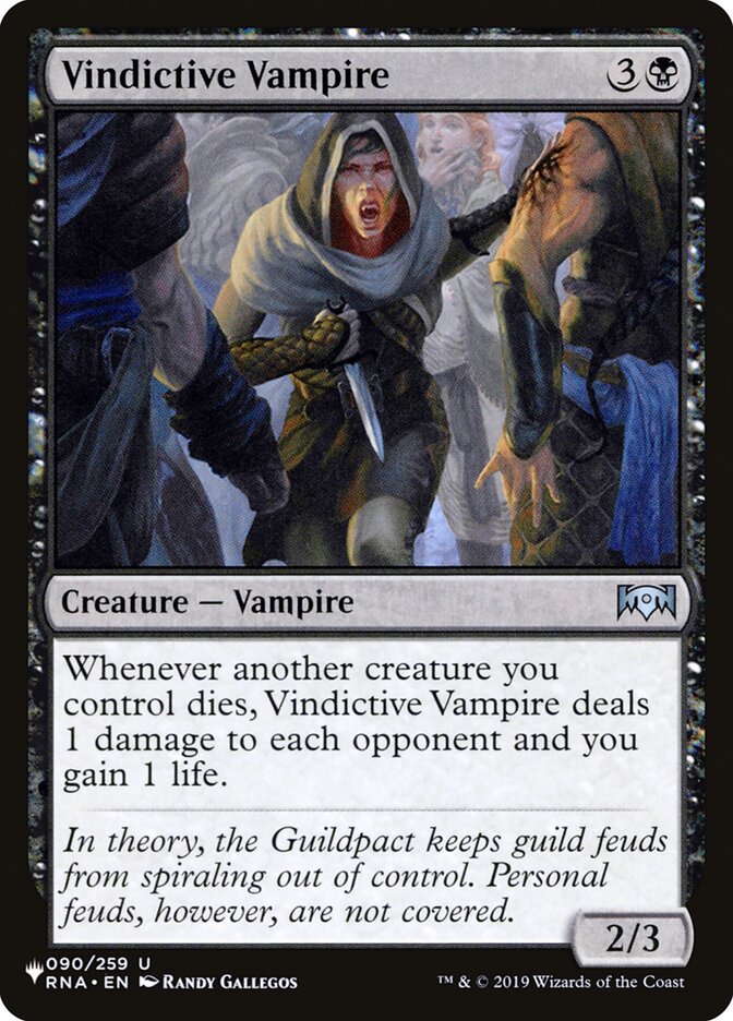 Vampira Vingativa / Vindictive Vampire - Magic: The Gathering - MoxLand