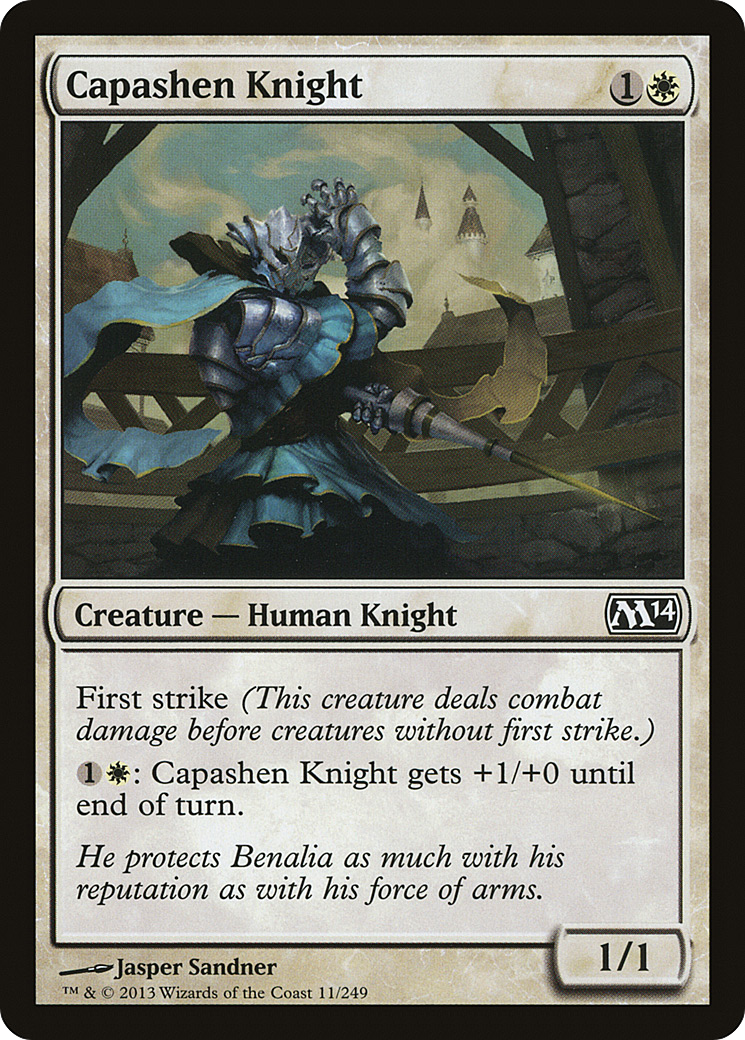 Cavaleiro dos Capashen / Capashen Knight - Magic: The Gathering - MoxLand