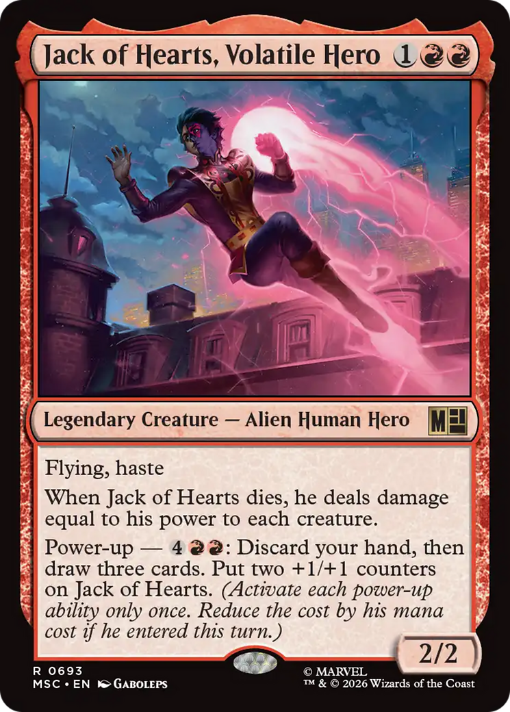 Jack of Hearts, Volatile Hero - Magic: The Gathering - MoxLand