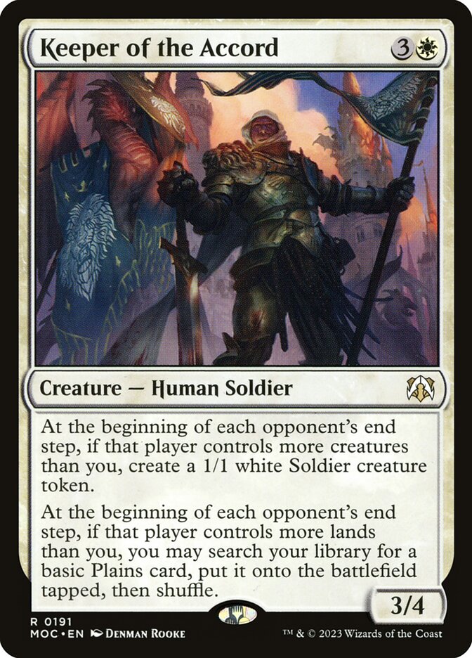 Guardião do Acordo / Keeper of the Accord - Magic: The Gathering - MoxLand