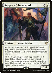 Guardião do Acordo / Keeper of the Accord - Magic: The Gathering - MoxLand