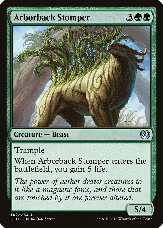 Pisoteador Dorsoverde / Arborback Stomper - Magic: The Gathering - MoxLand