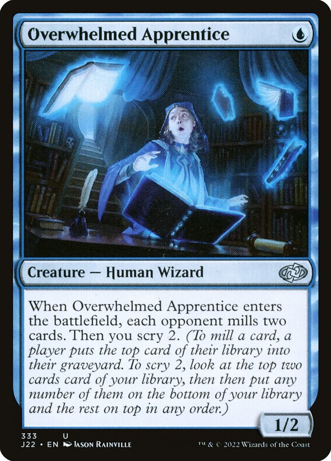 Aprendiz Sobrecarregada / Overwhelmed Apprentice - Magic: The Gathering - MoxLand