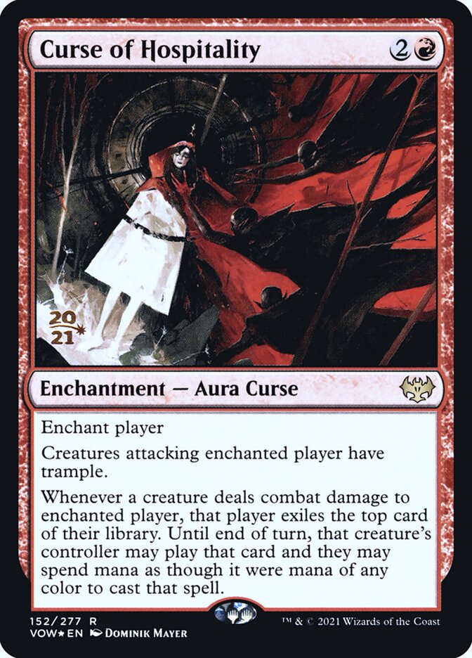 Maldição da Hospitalidade / Curse of Hospitality - Magic: The Gathering - MoxLand