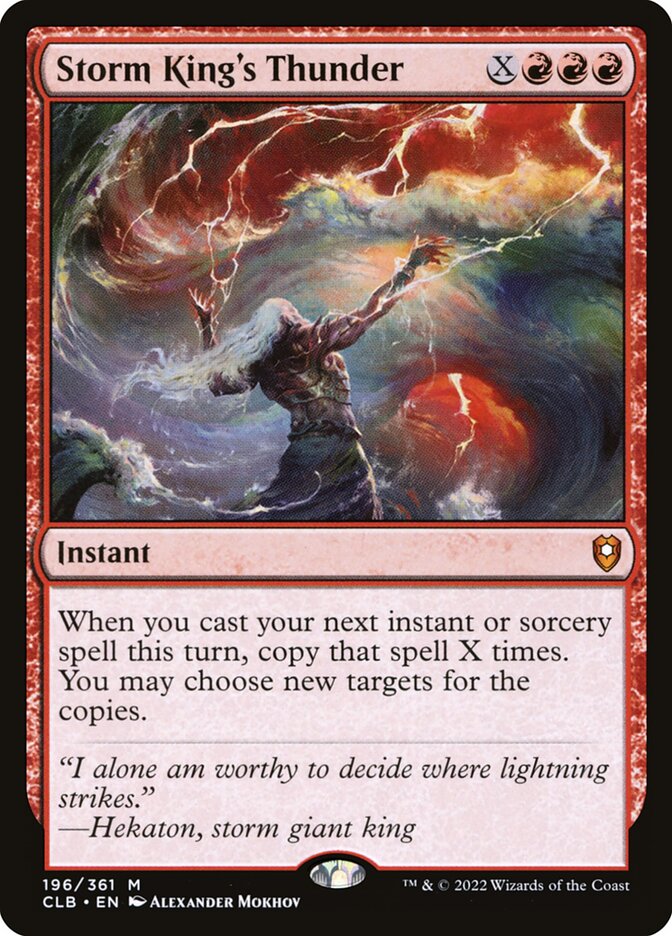 Trovão do Rei da Tempestade / Storm King's Thunder - Magic: The Gathering - MoxLand