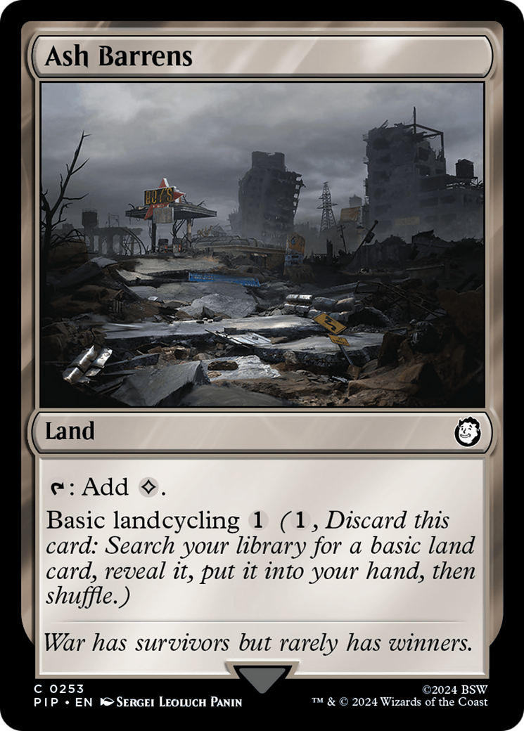 Desolação Fumegante / Ash Barrens - Magic: The Gathering - MoxLand
