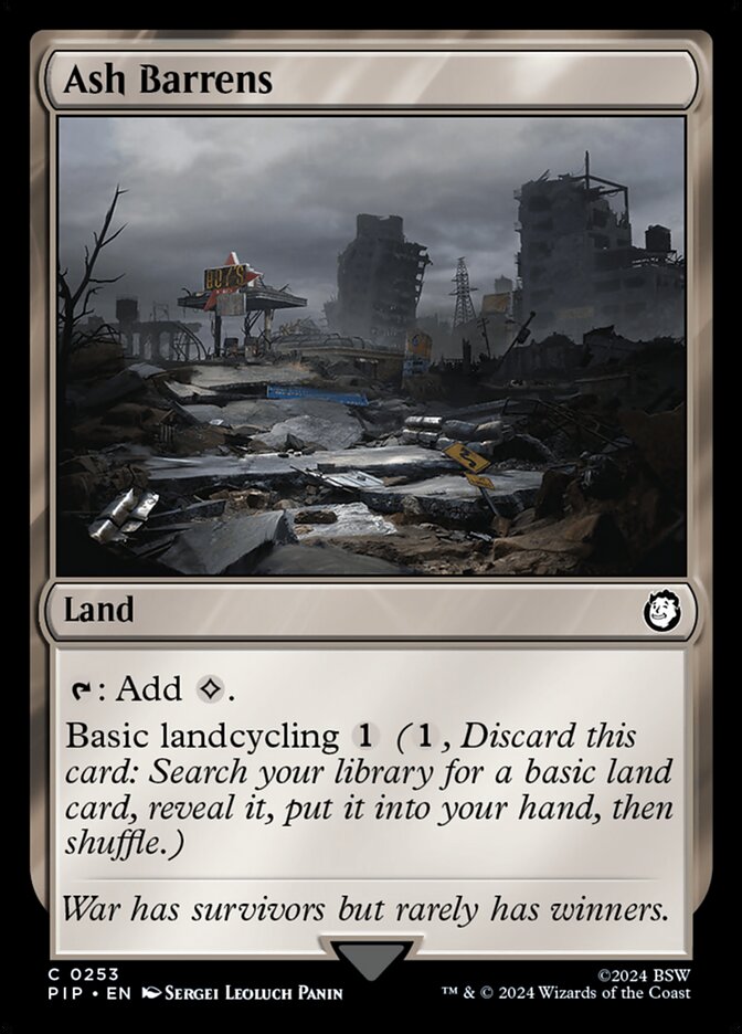 Desolação Fumegante / Ash Barrens - Magic: The Gathering - MoxLand