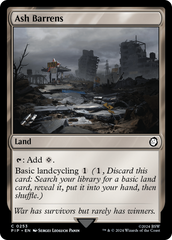 Desolação Fumegante / Ash Barrens - Magic: The Gathering - MoxLand