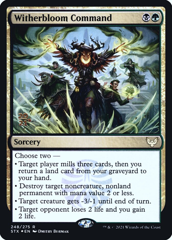 Comando de Murchaflor / Witherbloom Command - Magic: The Gathering - MoxLand
