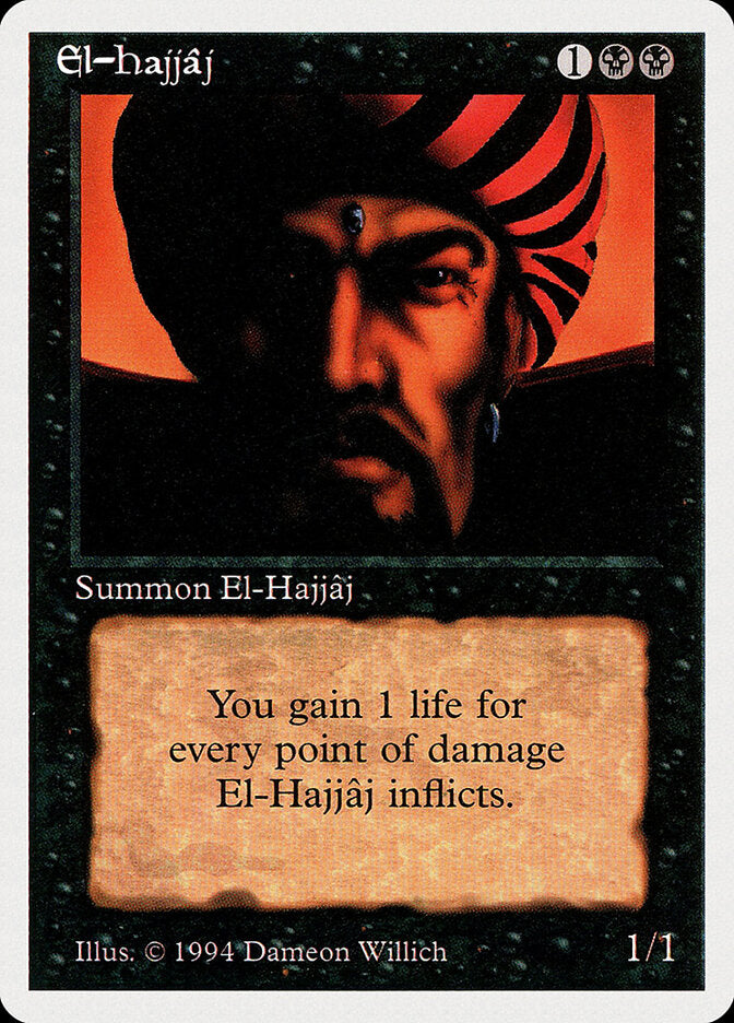 El-Hajjâj - Magic: The Gathering - MoxLand
