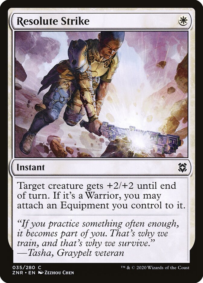 Ataque Resoluto / Resolute Strike - Magic: The Gathering - MoxLand