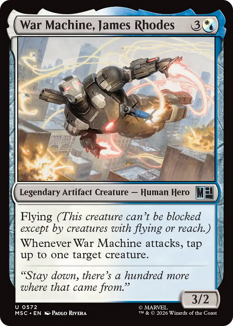 War Machine, James Rhodes - Magic: The Gathering - MoxLand