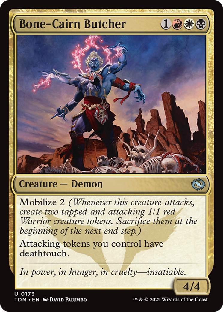 Açougueiro do Túmulo de Ossos / Bone-Cairn Butcher - Magic: The Gathering - MoxLand