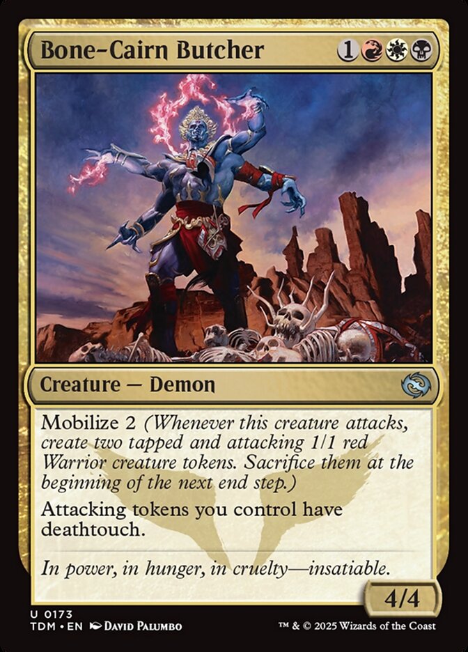 Açougueiro do Túmulo de Ossos / Bone-Cairn Butcher - Magic: The Gathering - MoxLand