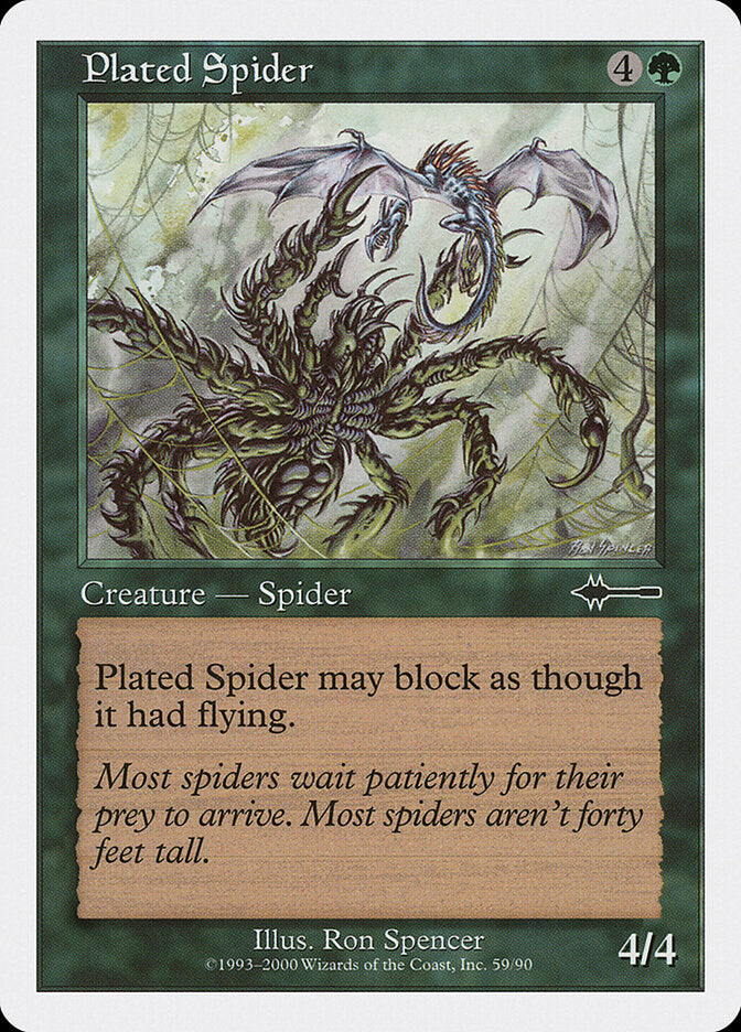 Aranha de Couraça / Plated Spider - Magic: The Gathering - MoxLand