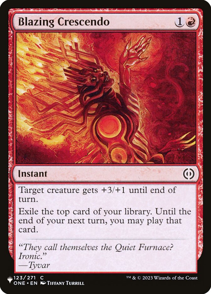 Escalada Flamejante / Blazing Crescendo - Magic: The Gathering - MoxLand