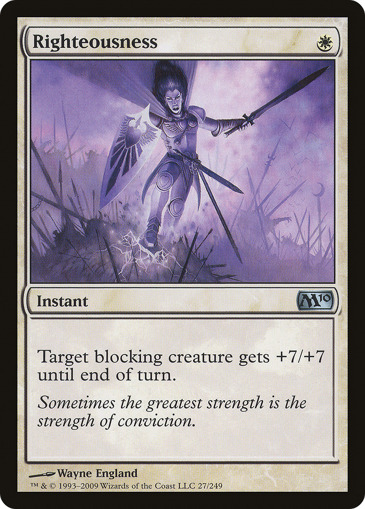 Integridade / Righteousness - Magic: The Gathering - MoxLand