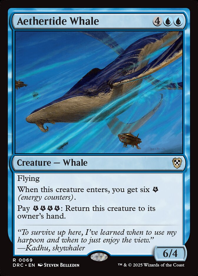 Baleia-da-maré-etérea / Aethertide Whale - Magic: The Gathering - MoxLand
