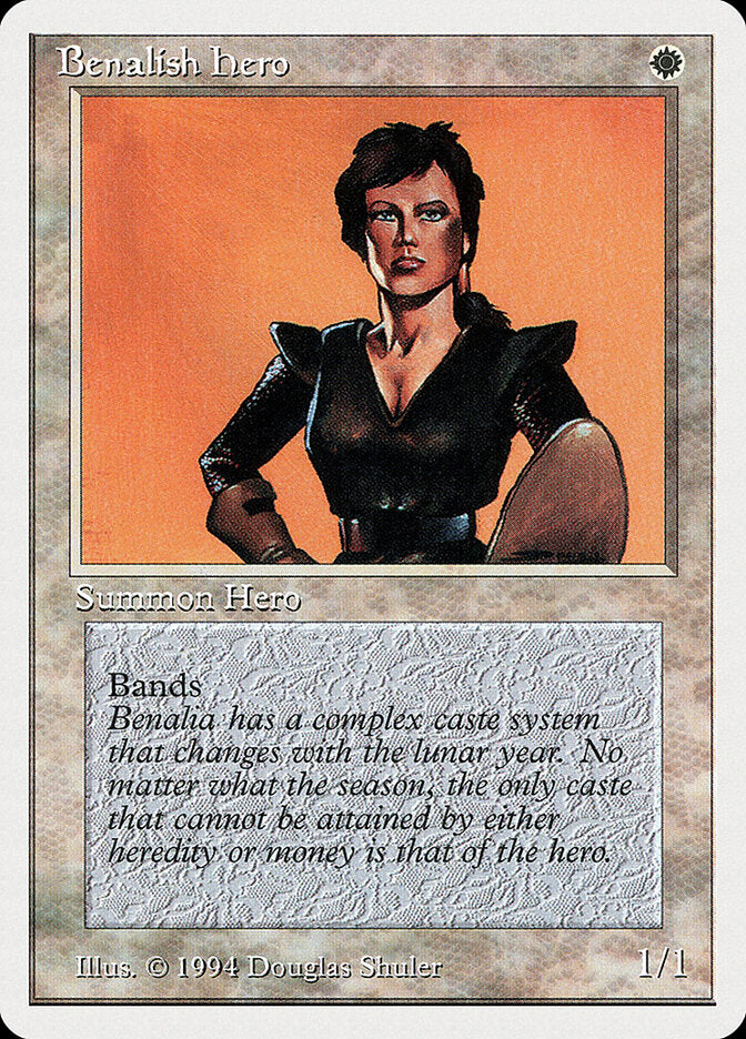 Heroína de Benália / Benalish Hero - Magic: The Gathering - MoxLand