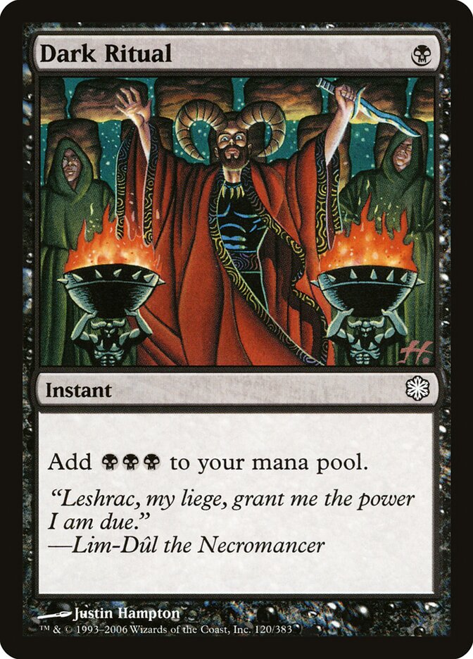 Ritual Sombrio / Dark Ritual - Magic: The Gathering - MoxLand