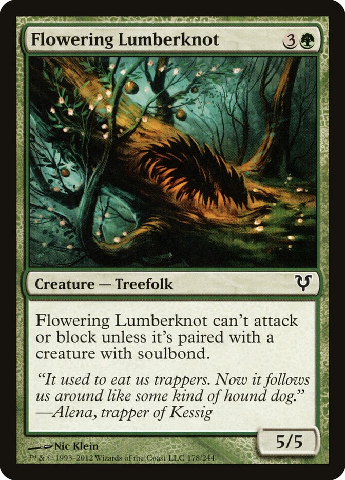 Nó de Madeira Florido / Flowering Lumberknot - Magic: The Gathering - MoxLand