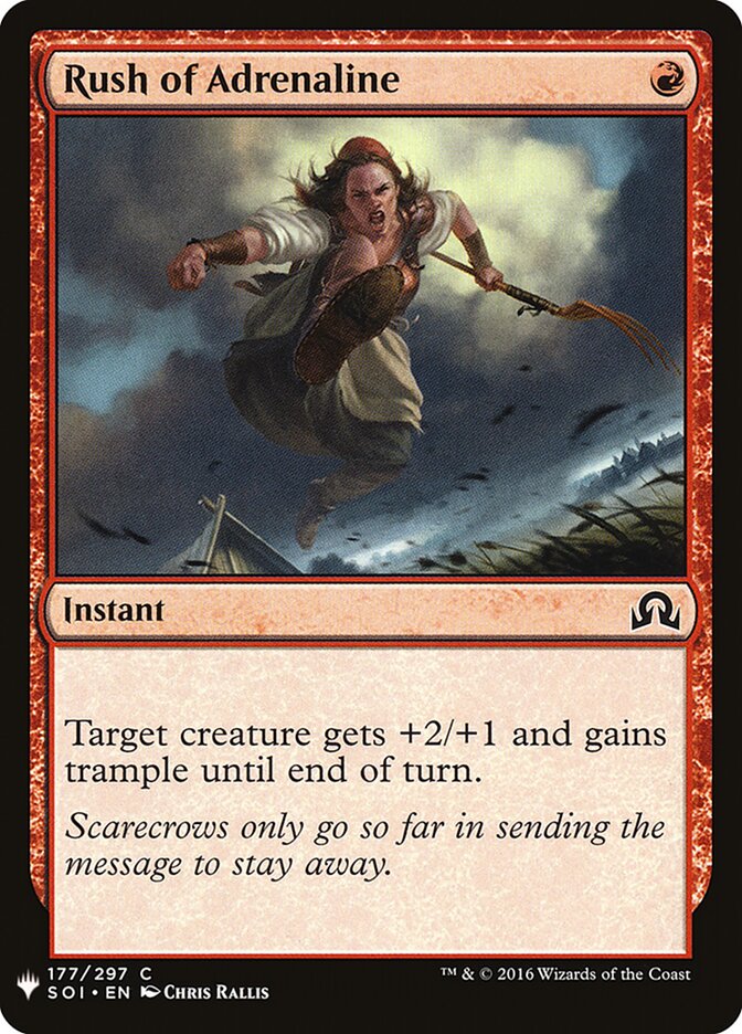 Ímpeto de Adrenalina / Rush of Adrenaline - Magic: The Gathering - MoxLand