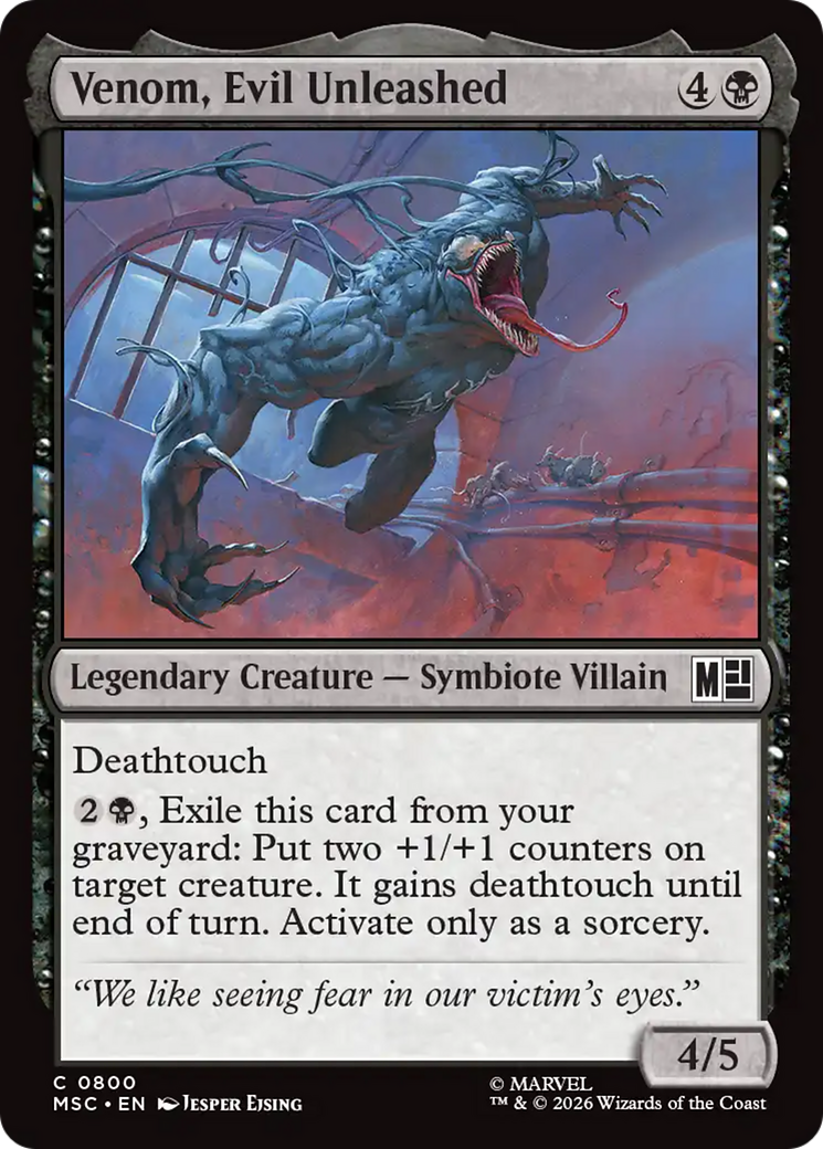 Venom, Evil Unleashed - Magic: The Gathering - MoxLand