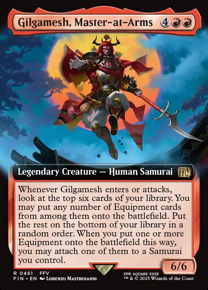 Gilgamesh, Mestre de Armas / Gilgamesh, Master-at-Arms - Magic: The Gathering - MoxLand