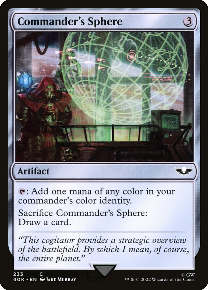 Esfera do Comandante / Commander's Sphere - Magic: The Gathering - MoxLand