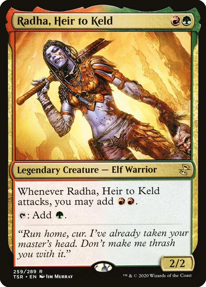 Radha, Herdeira de Keld / Radha, Heir to Keld - Magic: The Gathering - MoxLand