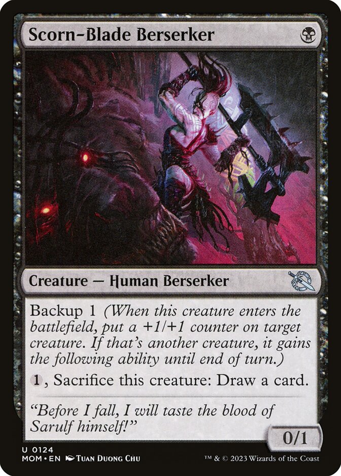 Amoque da Lâmina Desdenhosa / Scorn-Blade Berserker - Magic: The Gathering - MoxLand