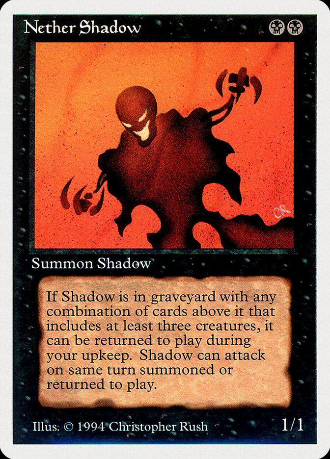 Vulto Ínfero / Nether Shadow - Magic: The Gathering - MoxLand