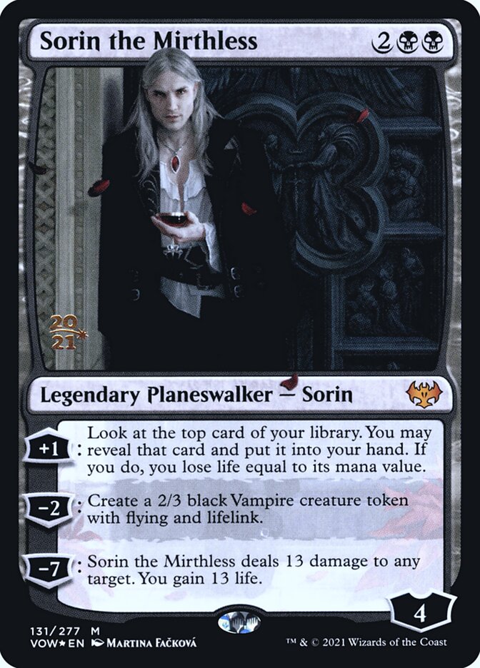 Sorin, o Infeliz / Sorin the Mirthless - Magic: The Gathering - MoxLand