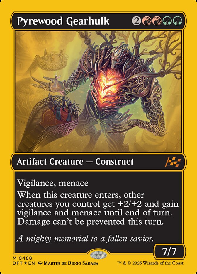 Mecanotitã da Lenhardente / Pyrewood Gearhulk - Magic: The Gathering - MoxLand