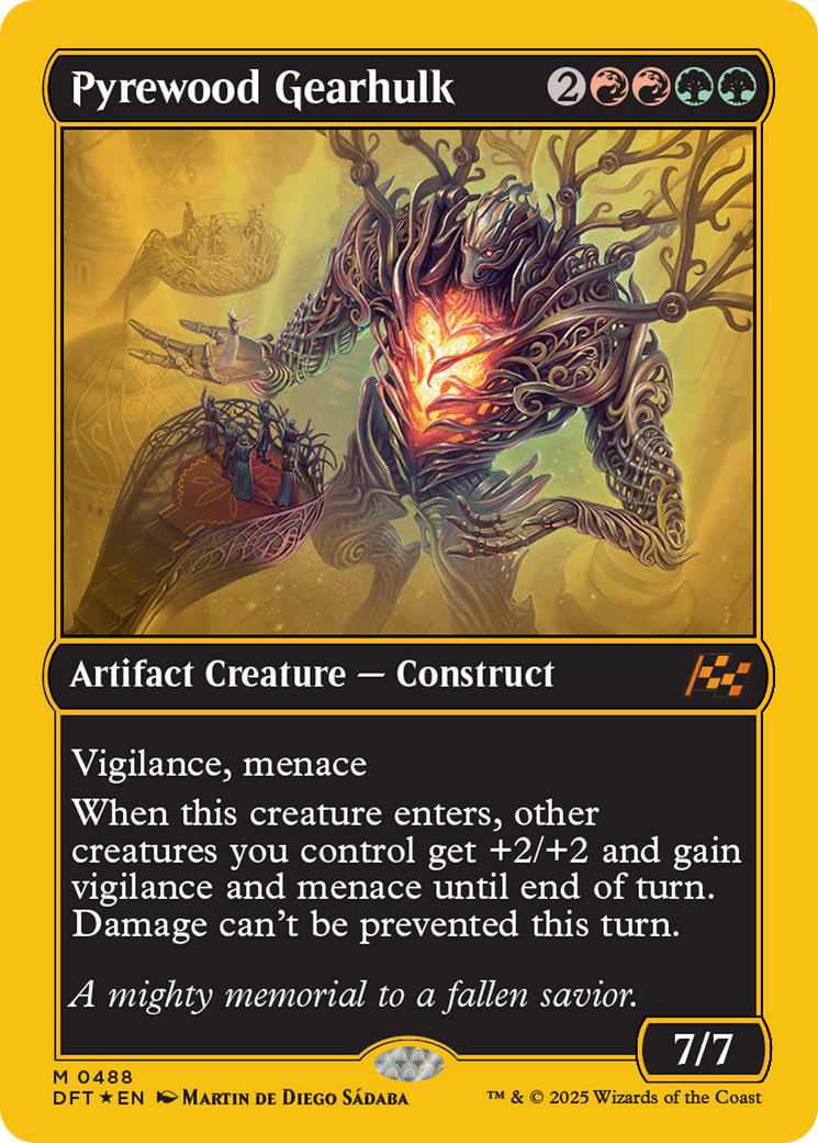 Mecanotitã da Lenhardente / Pyrewood Gearhulk - Magic: The Gathering - MoxLand