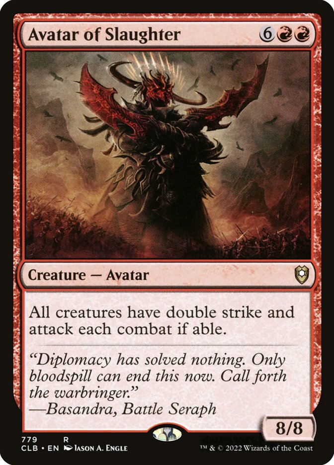 Avatar da Carnificina / Avatar of Slaughter - Magic: The Gathering - MoxLand