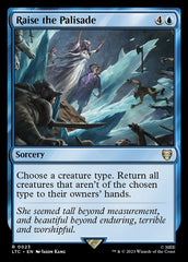 Erguer a Paliçada / Raise the Palisade - Magic: The Gathering - MoxLand