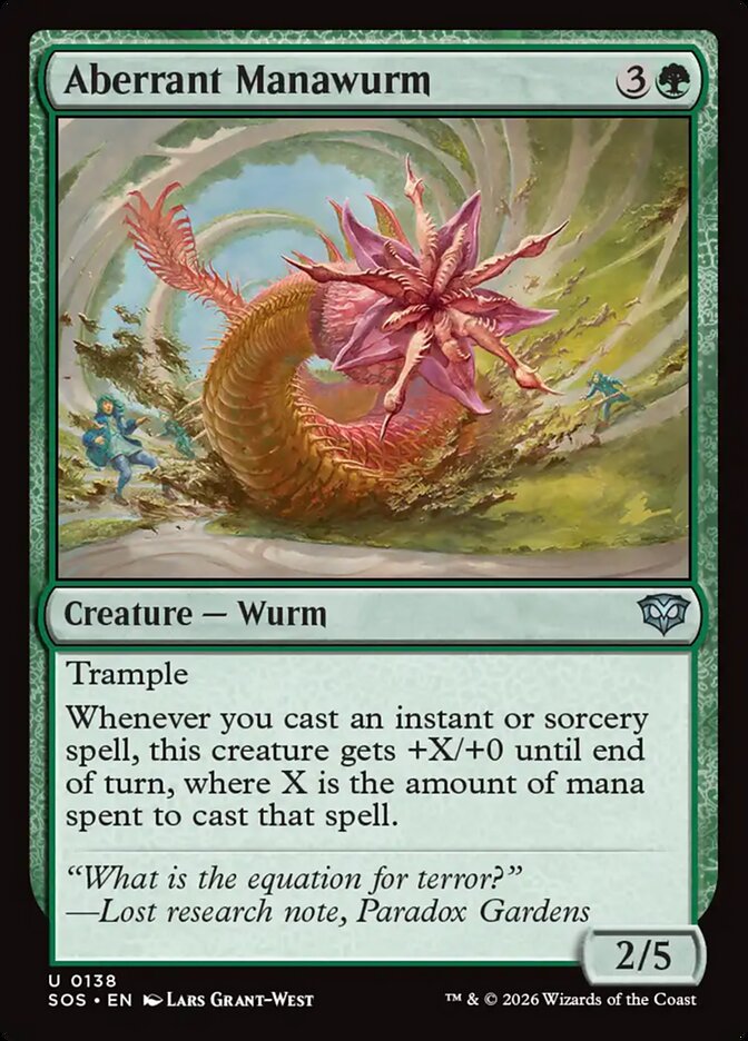 Aberrant Manawurm - Magic: The Gathering - MoxLand