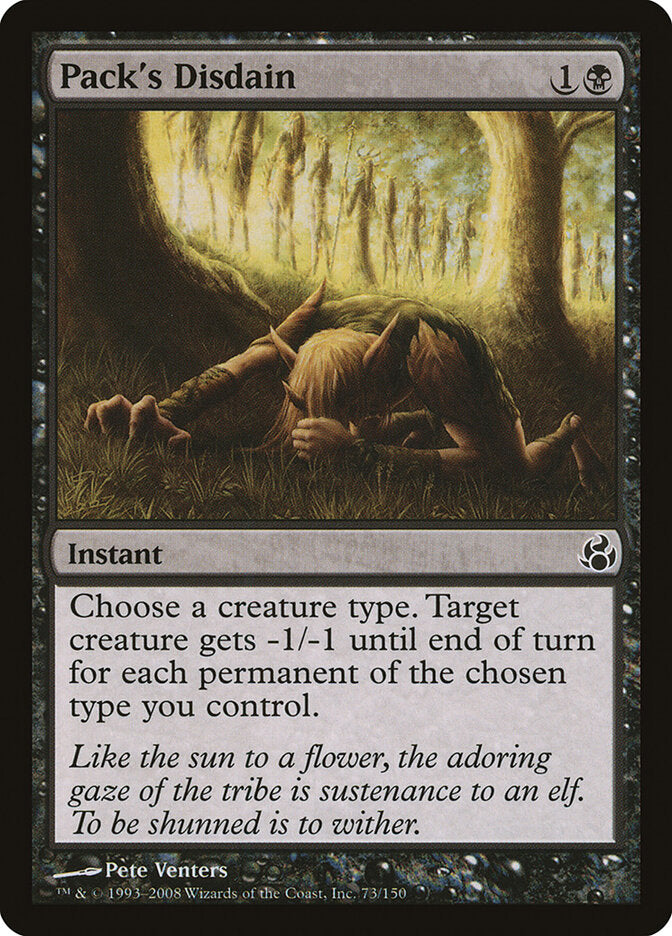 Desprezo do Grupo / Pack's Disdain - Magic: The Gathering - MoxLand