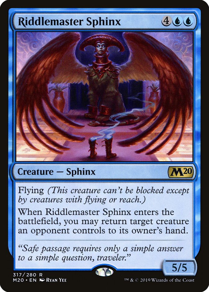 Esfinge Mestra dos Enigmas / Riddlemaster Sphinx - Magic: The Gathering - MoxLand