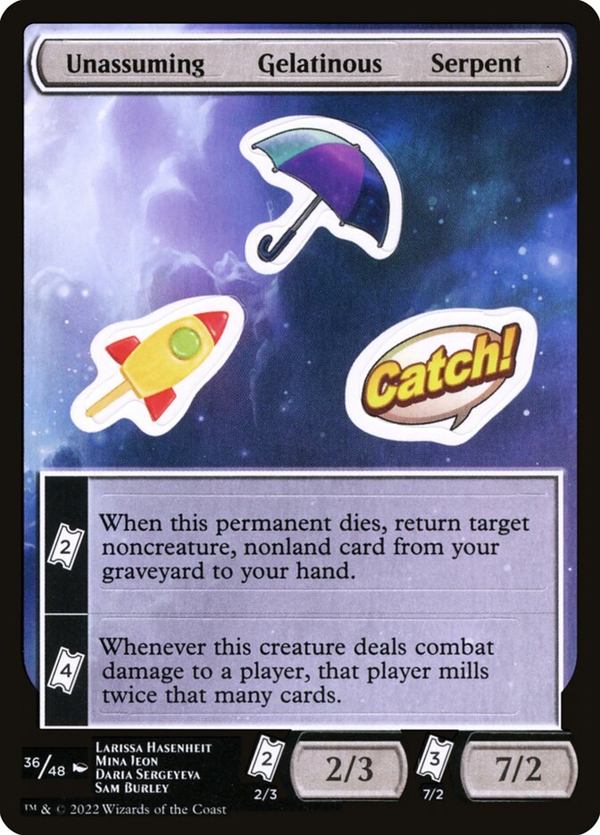 Unassuming Gelatinous Serpent - Magic: The Gathering - MoxLand