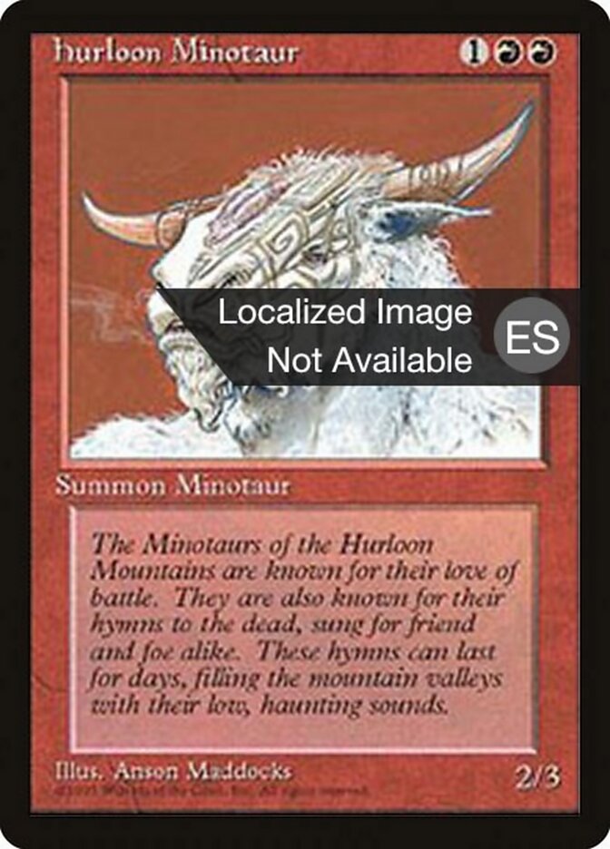 Minotauro de Hurloon / Hurloon Minotaur - Magic: The Gathering - MoxLand