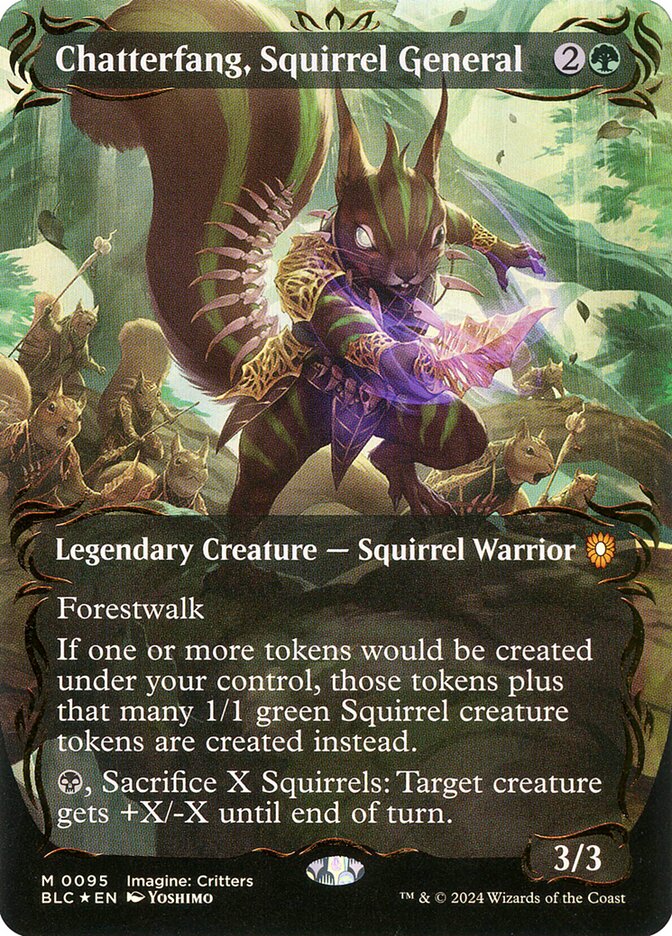 Garruk, Caçador Amaldiçoado / Chatterfang, Squirrel General - Magic: The Gathering - MoxLand